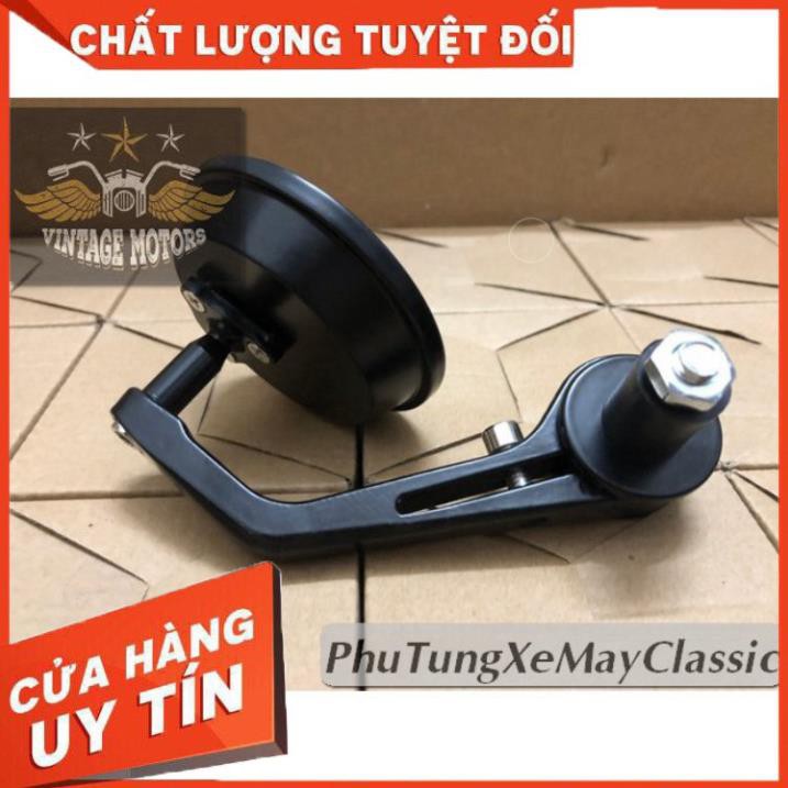 [Hot] GƯƠNG GÙ XE MÁY ĐỘ CLASSIC - Gương gù tròn mặt kính xanh, chất liệu nhôm cnc, kèm gù. Mặt kính xanh chống chói. -P