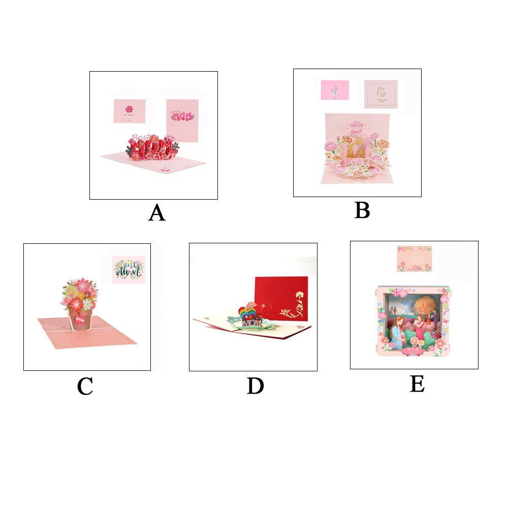 Thiệp Chúc Mừng Ngày Của Mẹ Họa Tiết Hoa Xinh Xắn
