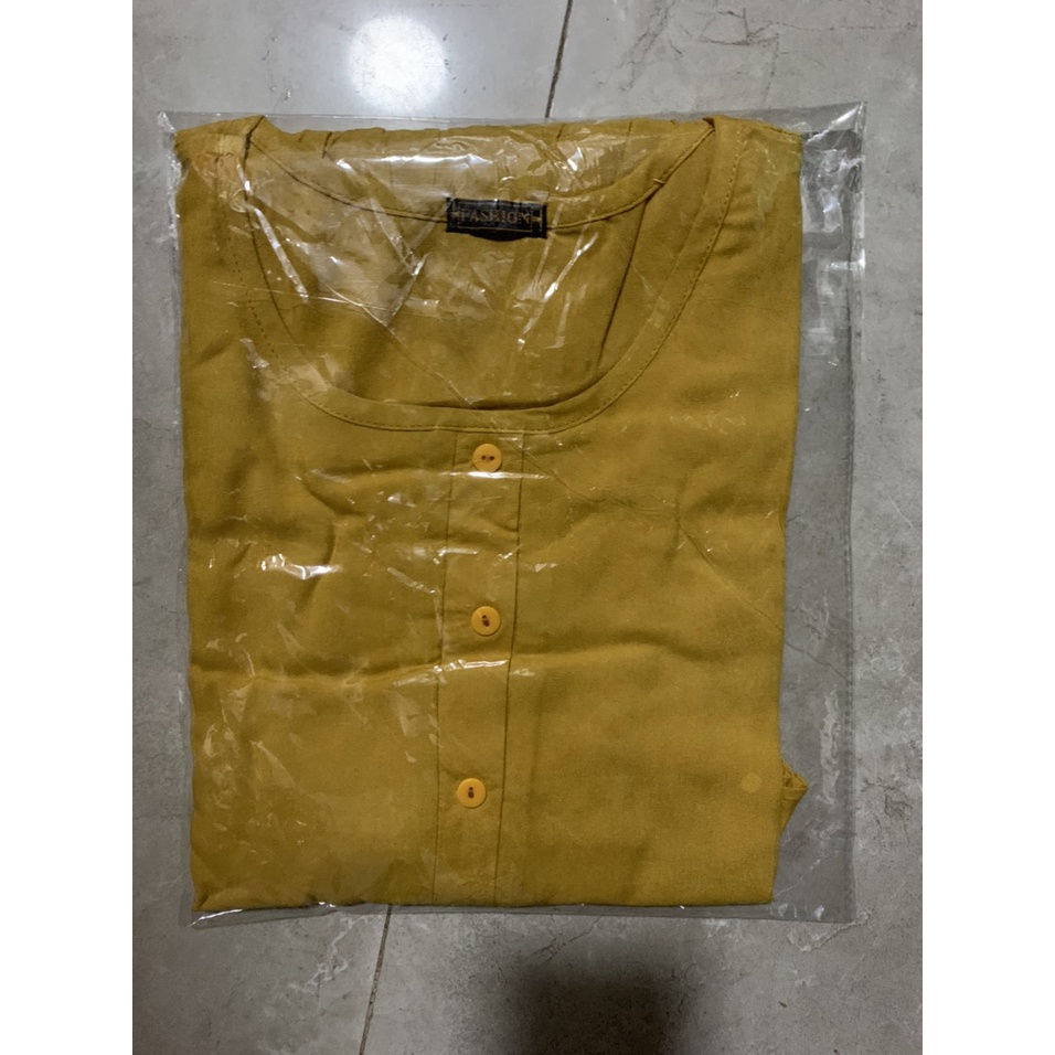 Váy lanh lụa màu sát nách đuôi cá