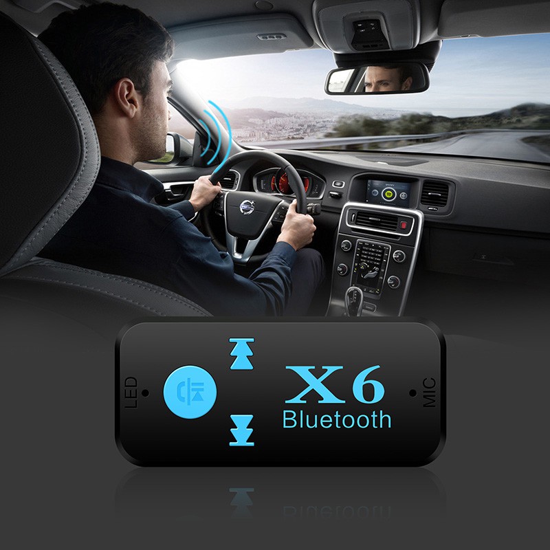 Thiết Bị Kết Nối Âm Thanh Bluetooth Không Dây 3 Trong 1 Đầu Cắm 3.5mm Cho Xe Hơi