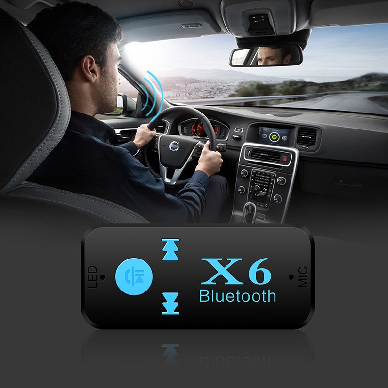 3 In 1 Wireless Bluetooth Audio Adapter Dongle 3.5mm Handsfree Kit For Car