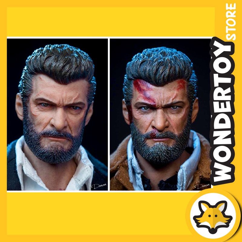 Mô hình Head Logan Wolverine tỉ lệ 1/6 - WorldBox Chính Hãng
