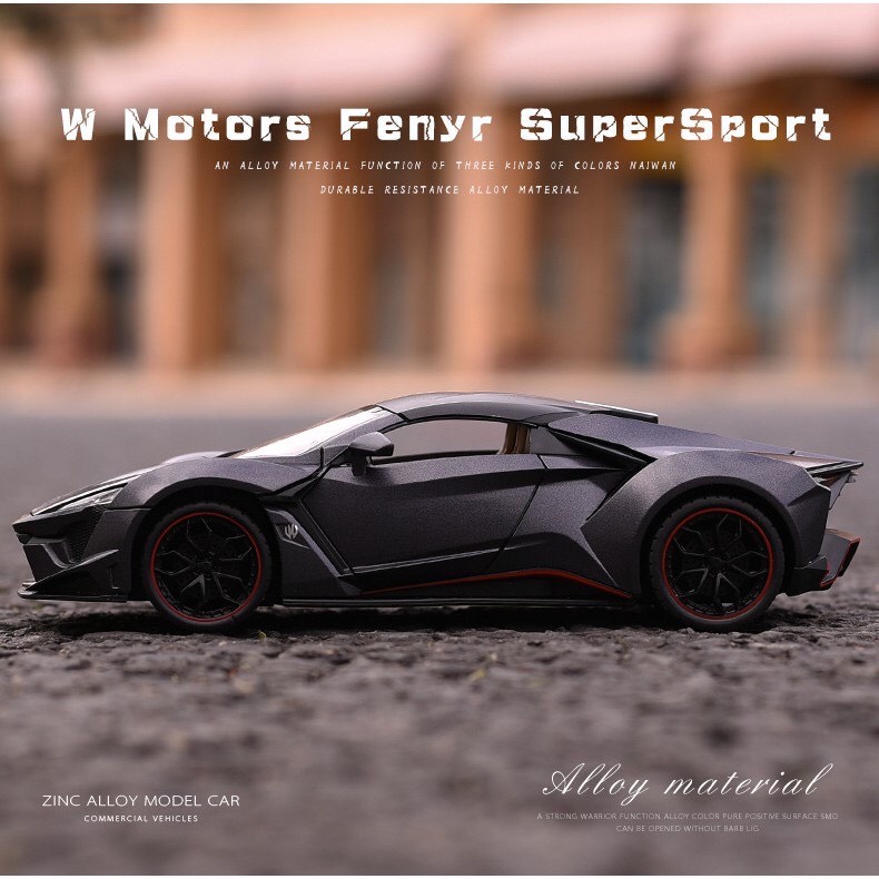 Mô hình siêu xe Lykan Hypersport tỉ lệ 1:24 thiết kế tinh xảo cực đẹp