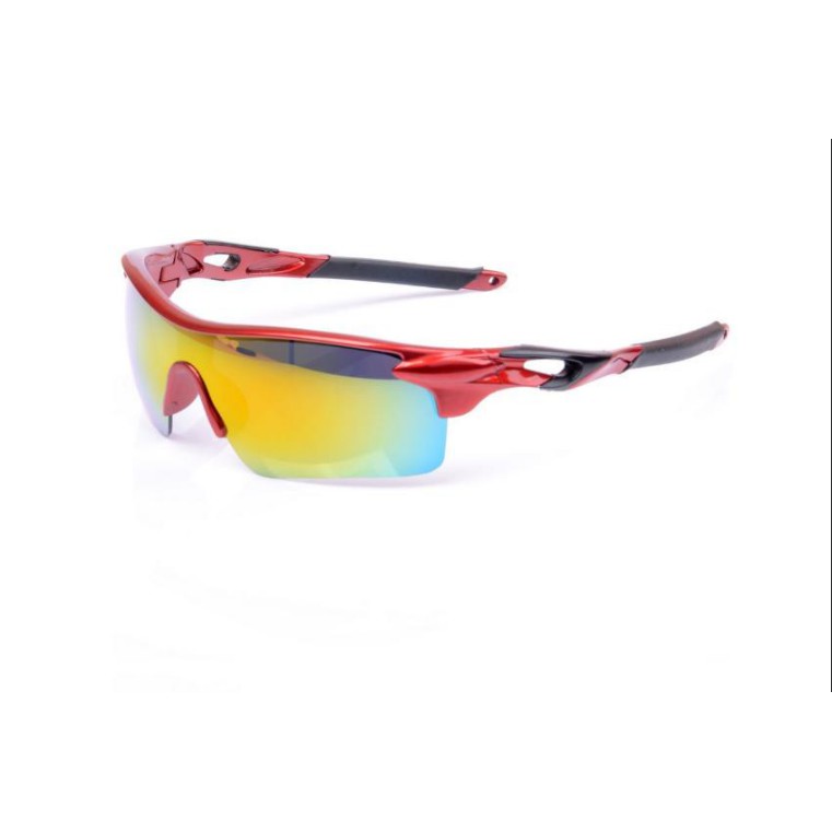 Kính đi xe đạp kính đi motor kính thể thao PC mạ màu