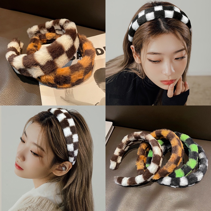 Băng đô họa tiết kẻ sọc thời trang sành điệu cho nữ