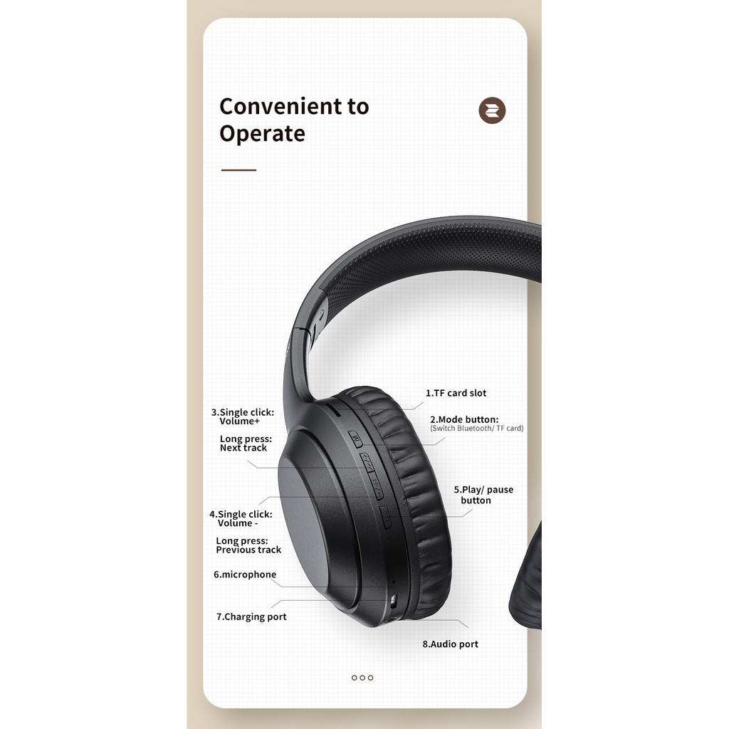 [Mướt_Mườn_Mượt] Tai nghe không dây trùm đầu 🍎☀️🍉 O2 Wireless Headphones_ Màu đen, trắng