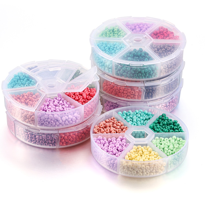 St.kunkka Túi 1800 Hạt Xâu Chuỗi Nhiều Màu Dùng Làm Trang Sức Tiện Dụng