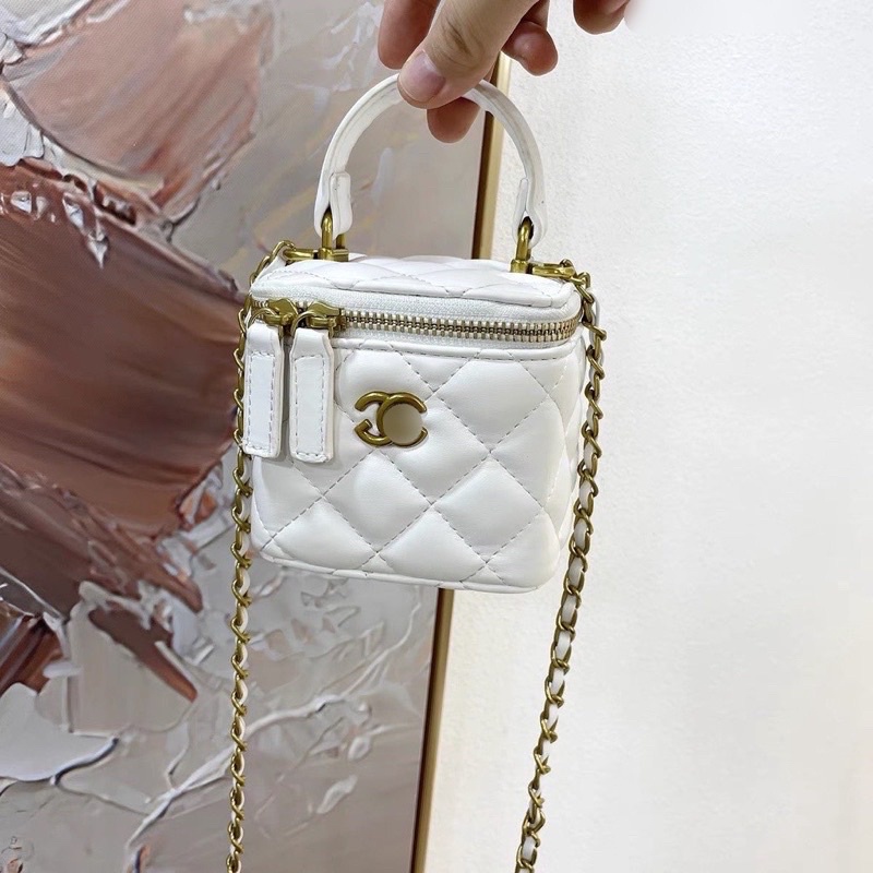 Túi cốp mini đeo chéo trần trám da mềm mại nhỏ nhắn dễ thương có quai xách