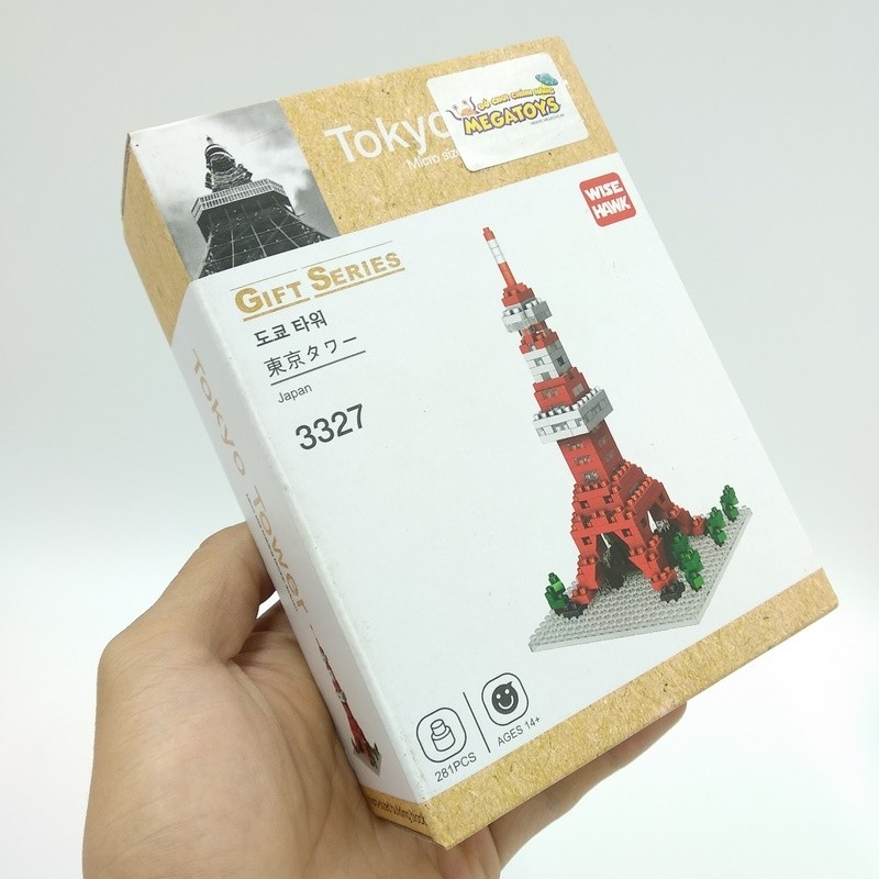 Mega Block - Đồ chơi xếp hình Tháp Tokyo Tower (281 mảnh ghép)