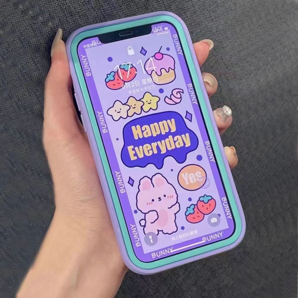 Ốp Điện Thoại Silicon Màu Kẹo Trơn Chống Sốc 3 Trong 1 Cho iPhone 13 12 11 Pro Max XR XS Max 6 6s 7 8 Plus