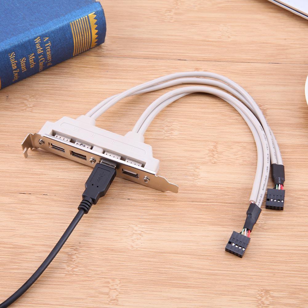 Bảng cắm USB 2.0 4 cổng tới bảng mạch chủ 9 chốt