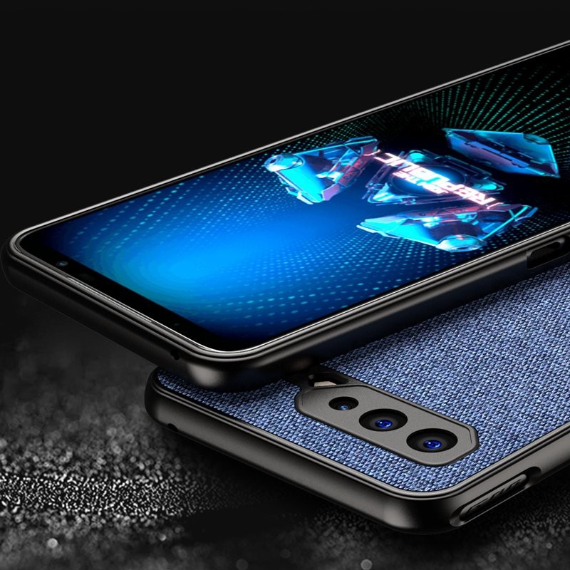 Ốp lưng Rog Phone 5 / 5 Pro chống sốc vải da thời trang cao cấp