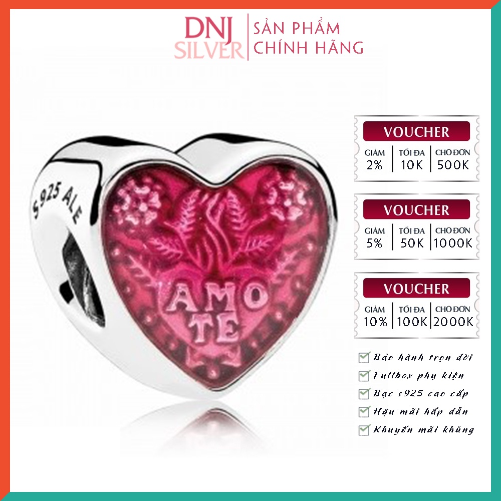 Charm bạc 925 cao cấp, bộ tổng hợp các mẫu charm bạc DNJ để mix vòng - Bộ sản phẩm từ DN161 đến DN176