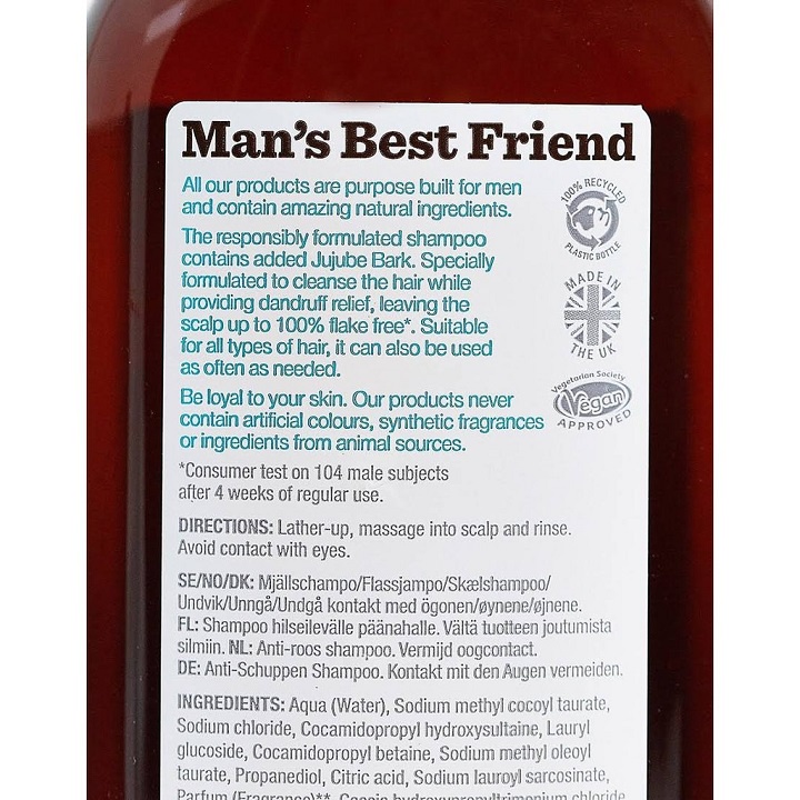 [ Chính Hãng UK ] Dầu gội cho da nhạy cảm Bulldog Sensitive Shampoo 300ml