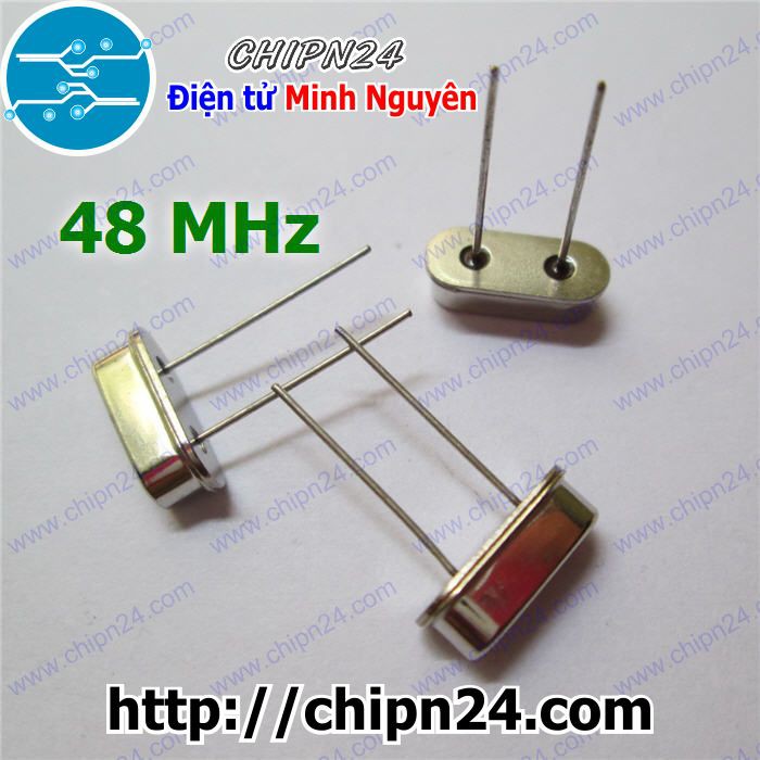 [3 CON] Thạch anh 48M 49S DIP (48MHz)