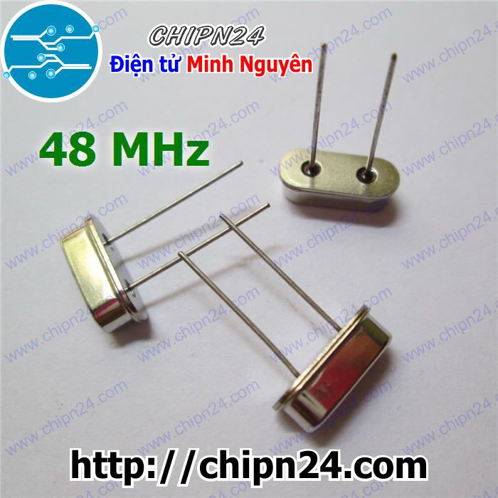 [3 CON] Thạch anh 48M 49S DIP (48MHz)