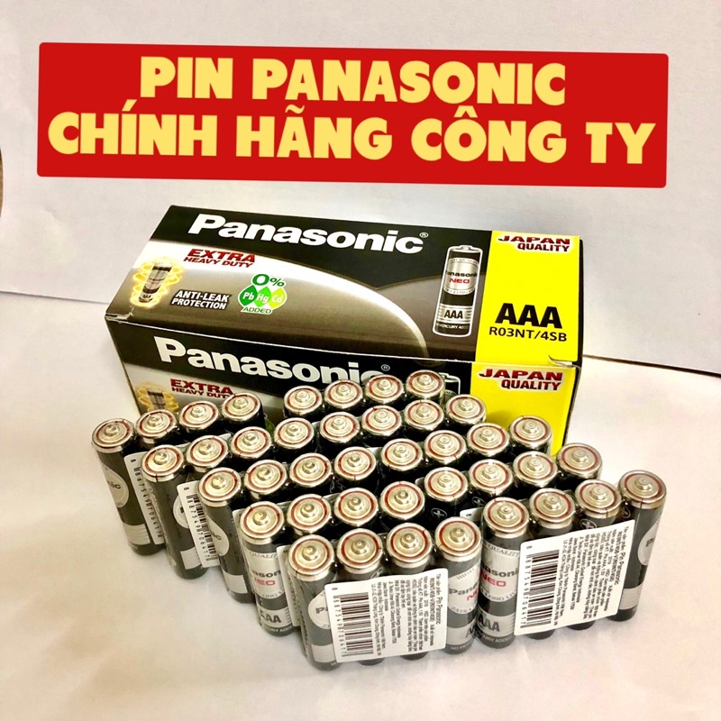 SỈ HỘP 60 VIÊN PIN PANASONIC HÀNG CÔNG TY CHÍNH HÃNG