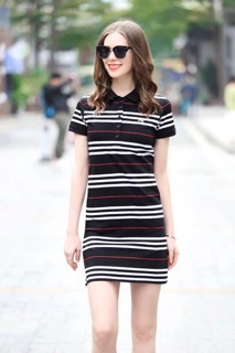 Váy len kẻ cổ đức mongtoghi nữ VAY268