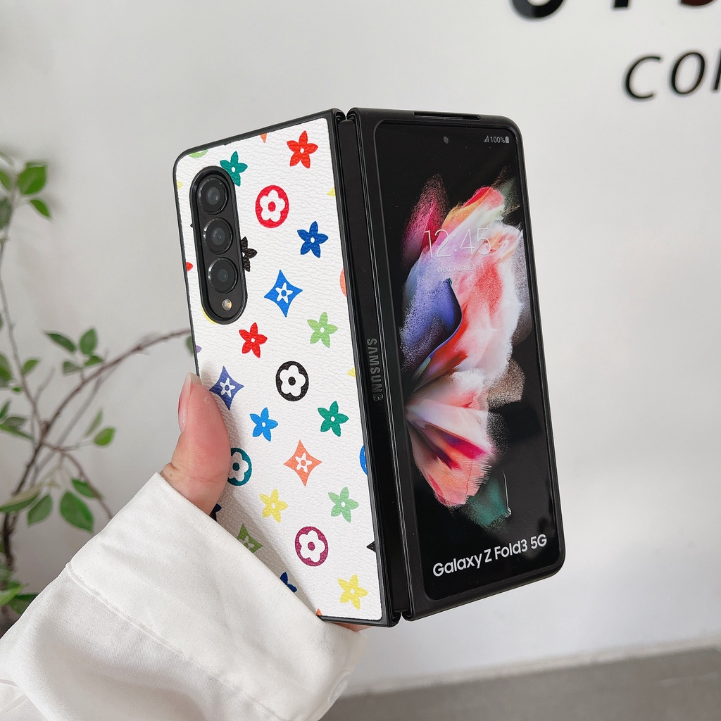 Ốp Điện Thoại Chống Sốc Họa Tiết lv Thời Trang Cho Samsung Galaxy Z Fold 2 3 4 FOLD4