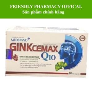 GINKCEMAX Q10 – Hỗ trợ hoạt huyết, tăng cường tuần hoàn máu não, giảm nguy cơ di chứng tai biến mạch máu não (60 viên)