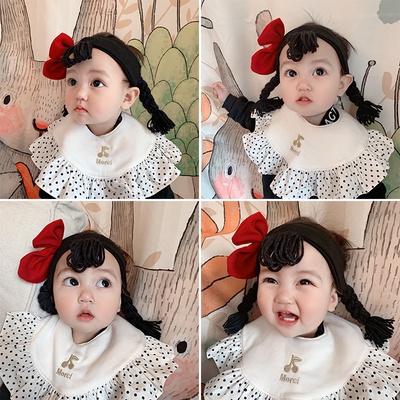 Băng đô đính nơ thiết kế dễ thương cho bé gái