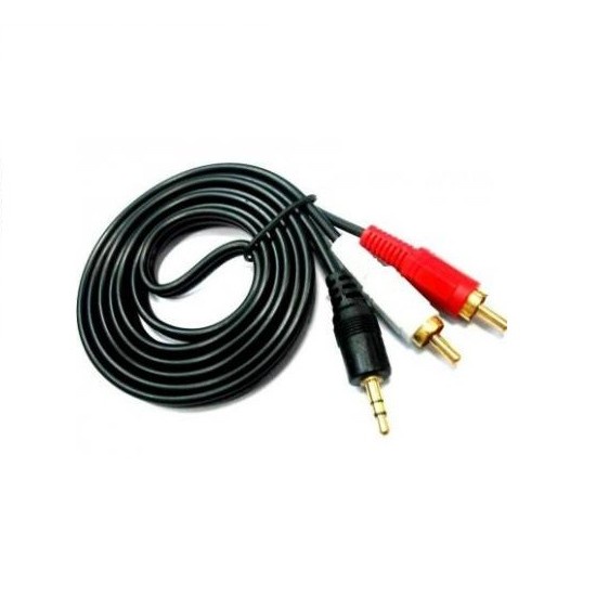 Dây cáp loa 3.5mm to AV 2 RCA Audio - Dây cáp âm thanh 3.5 ra hoa sen 1.5m 3m 5m
