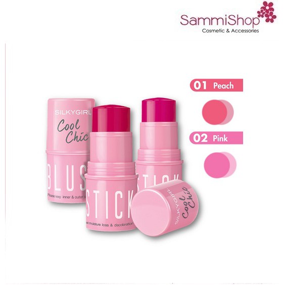 MÁ HỒNG DẠNG THỎI SILKY GIRL COOL CHIC BLUSH STICK