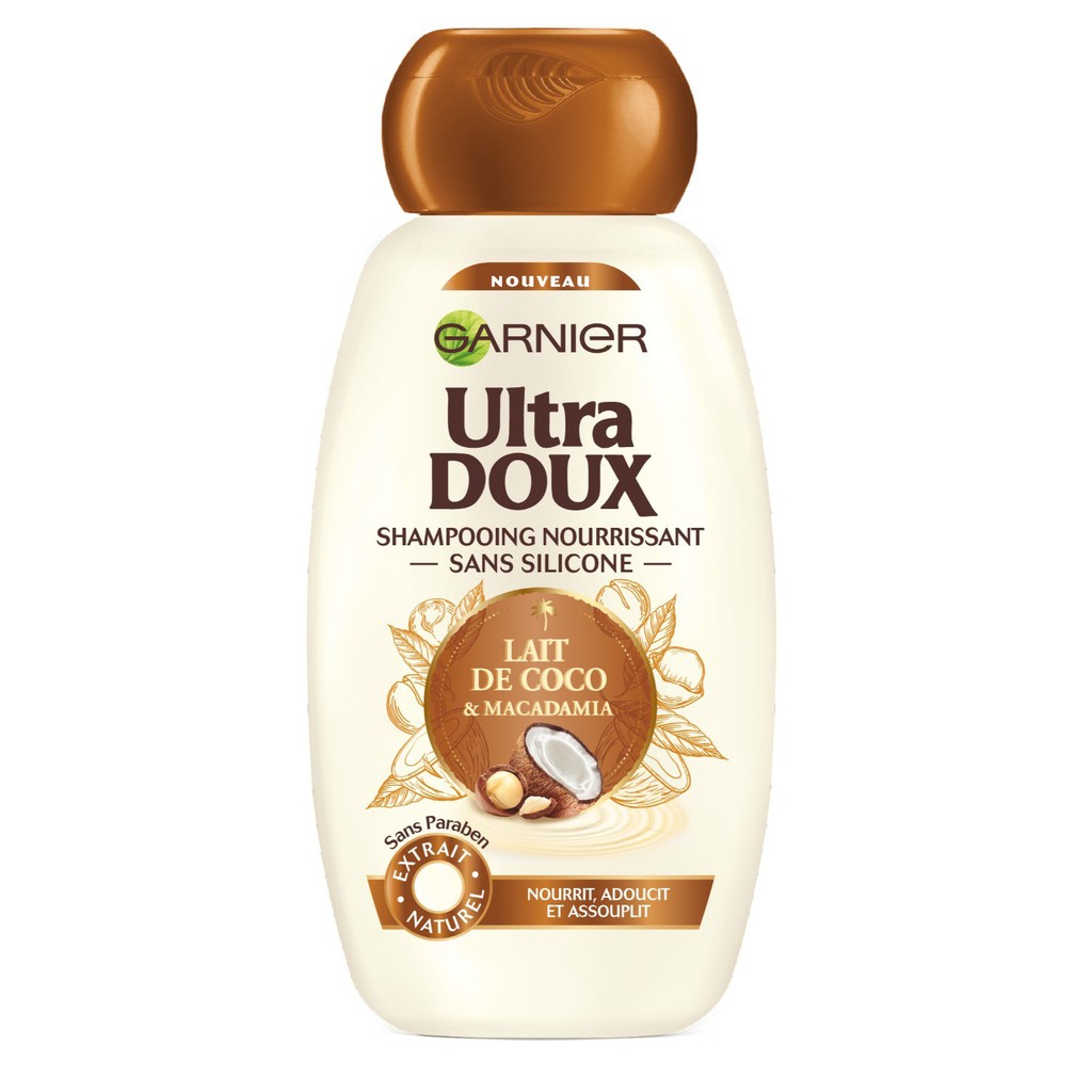 Dầu gội, xả 250ml/200ml Garnier Ultra Doux Nội địa Pháp | BigBuy360 - bigbuy360.vn