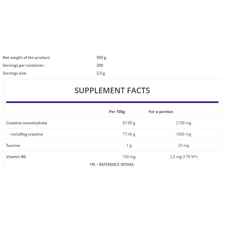 Ostrovit Creatine Tăng Sức Mạnh Cơ Bắp, 300 grams