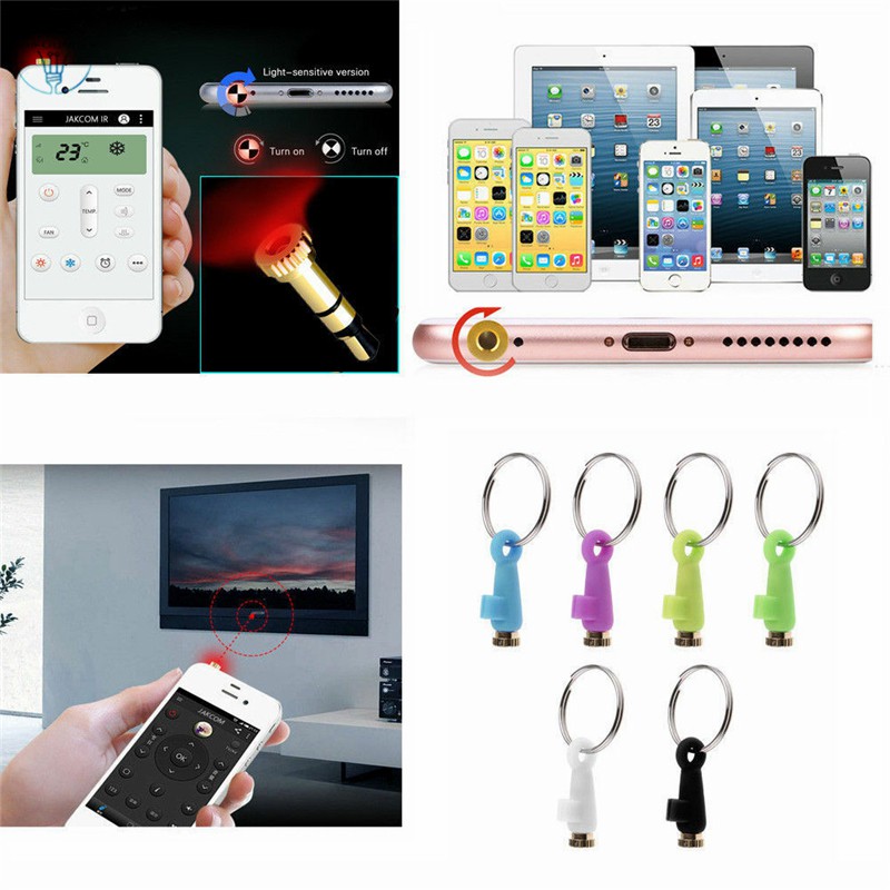 DG Iphone Universal IR Infrared Remote Control Appliances Smart 3.5mm Plug Random Color