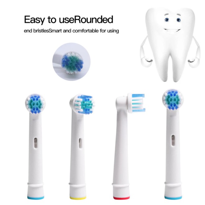 Set x4 Đầu Bàn Chải Điện Oral-B - Phù hợp bàn chải Advance Power/Pro Health/Triumph/3D Excel/Vitality Precision Clean