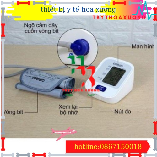 [Chính Hãng] Máy Đo Huyết Áp Điện Tử Bắp Tay Tự Động Omron HEM-7121