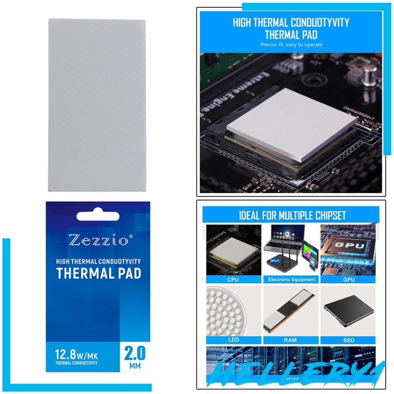 Đệm Tản Nhiệt 12.8 W / Mf Không Dẫn Điện Cho Laptop PC