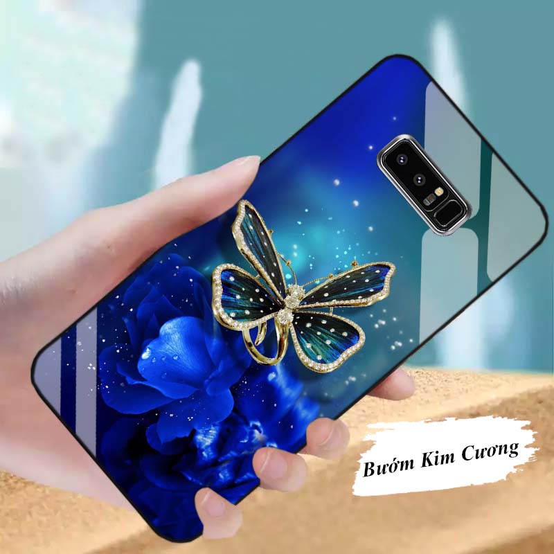 Ốp Samsung Galaxy Note 8, S8, S8 Plus Lưng Kính Cường Lực Cao Cấp Mới Nhất