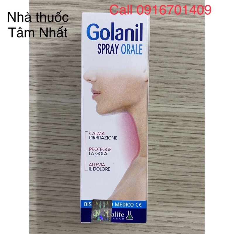 Fitobimbi Golanil spray Xịt họng kháng khuẩn Giảm ho nhanh cho người lớn, Nhà thuốc tâm nhất