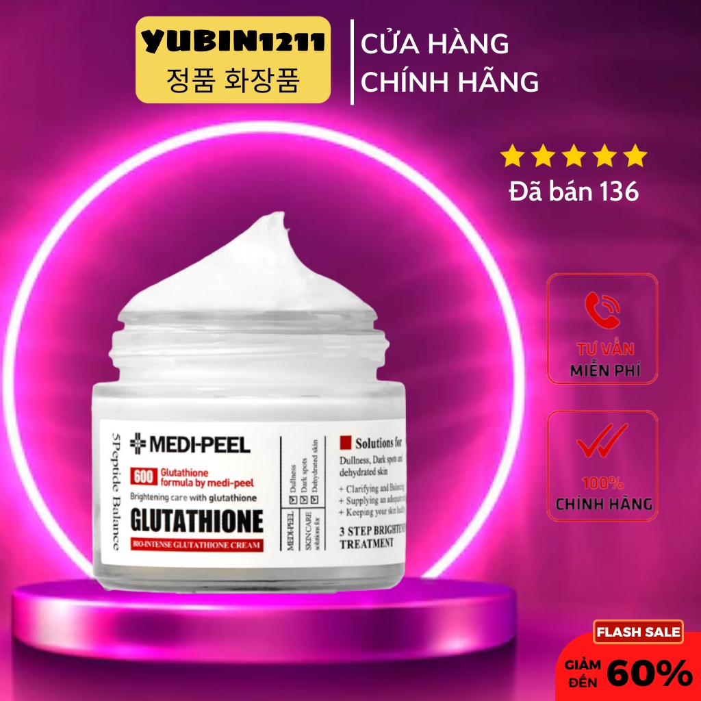 Kem Dưỡng Trắng MEDI-PEEL Glutathione 600 White Cream Medi Peel