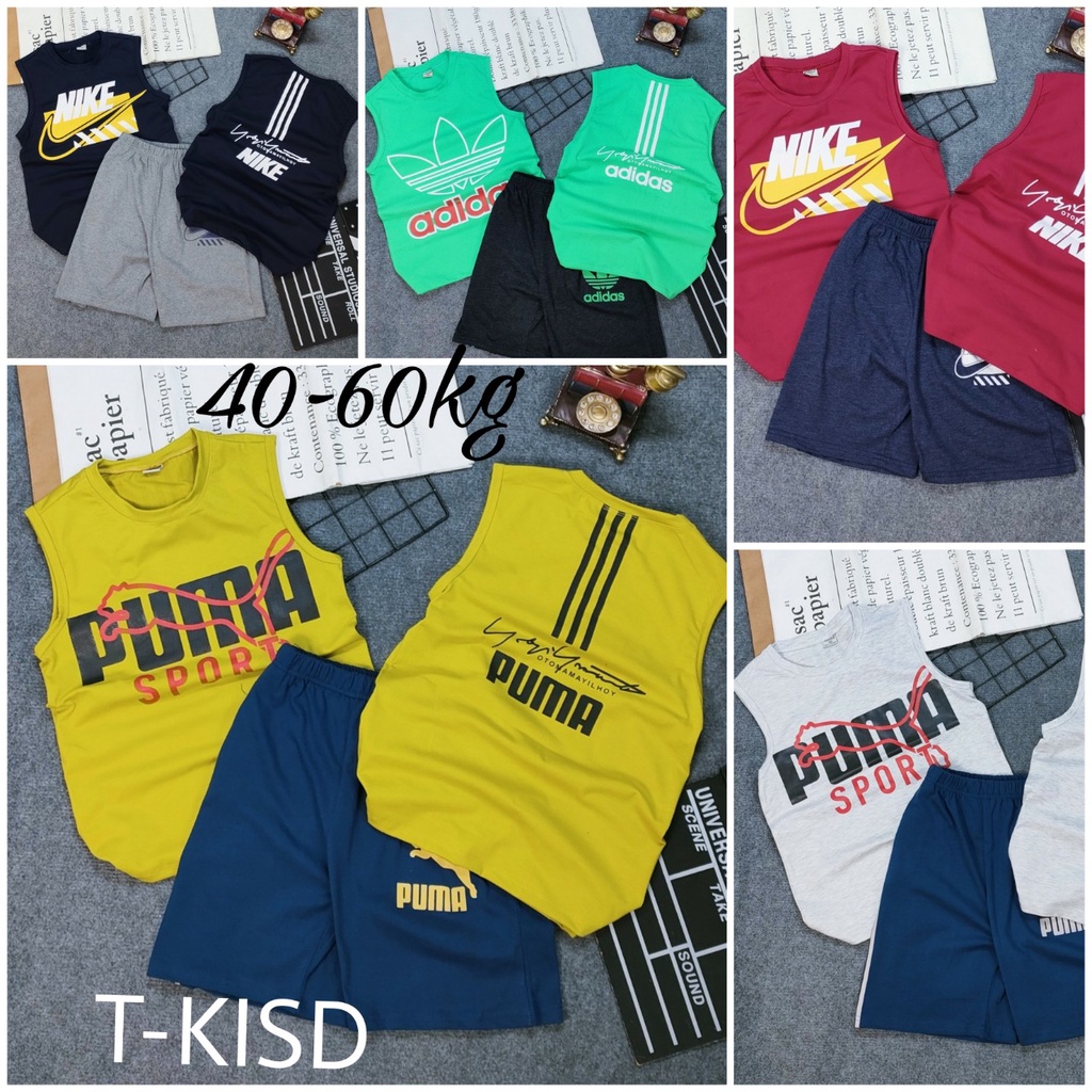 Bộ Ba Lỗ Bé Trai đại cồ cotton size Đại Cồ