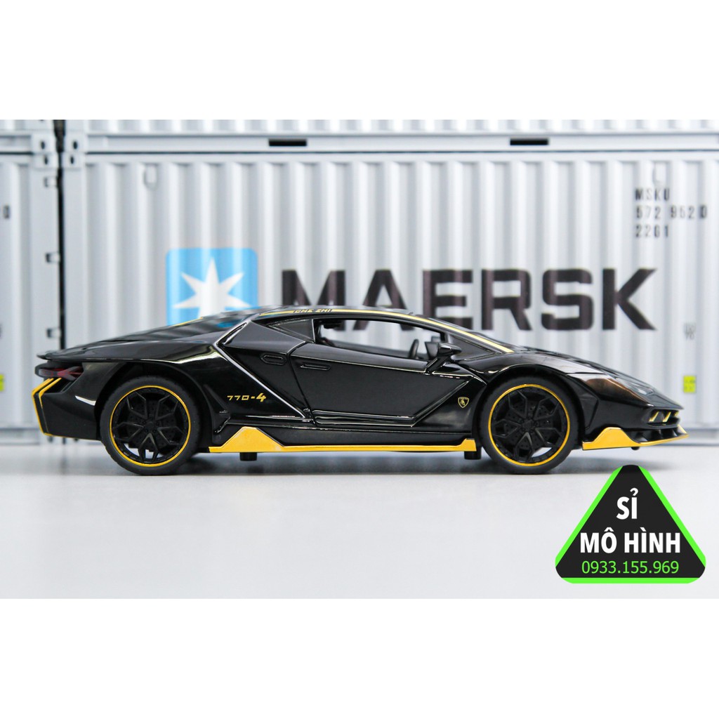 Mô hình xe Lamborghini Centenario 1:24 Đen