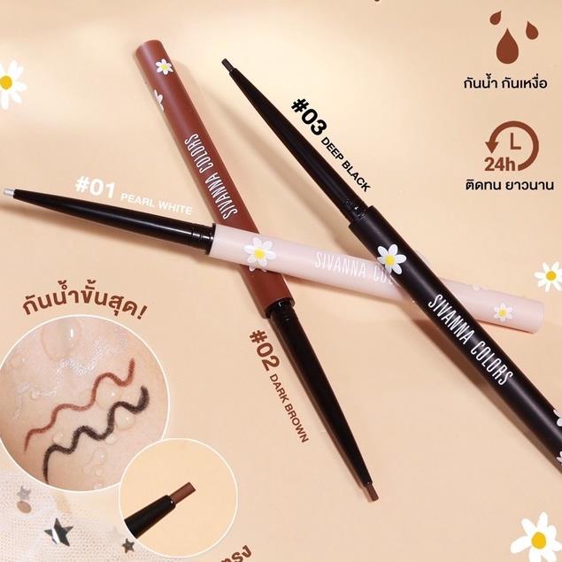 [NEW] Kẻ Mắt Sivanna Colors Dạng Gel Nét Mảnh Bền Màu Sivanna Fine Waterproof Eyeliner HF772