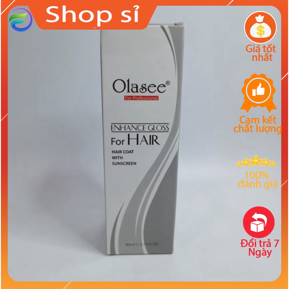 TINH DẦU DƯỠNG TÓC OLASEE PHỤC HỒI TÓC KHÔ XƠ DO UỐN DUỖI NHUỘM OLASEE HAIR COAT 80ML0
