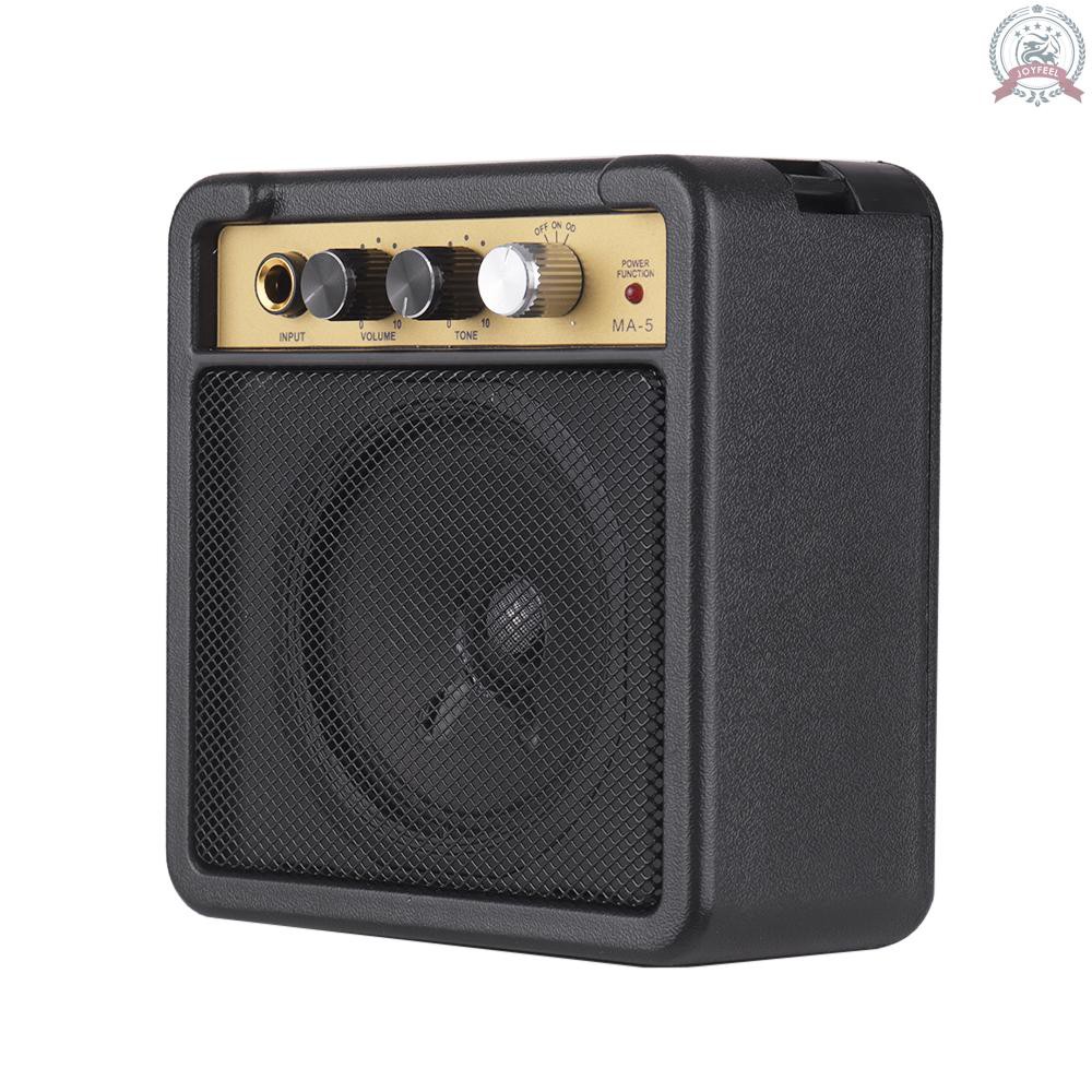 Ampli mini 5W đầu vào 6.35mm đầu ra giắc cắm tai nghe 1/4 Inch cho đàn guitar