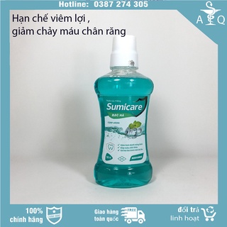 ✅( CHÍNH HÃNG) Nước súc miệng Sumicare - hết hôi miệng - Chai 250ml,500ML cho cả người lớn và trẻ em