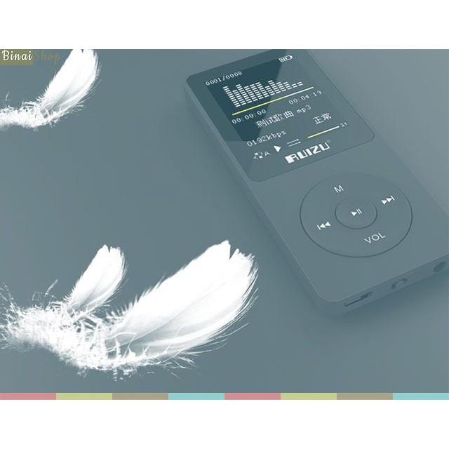 Máy nghe nhạc mp3 Ruizu X02 [Tặng kèm tai nghe]