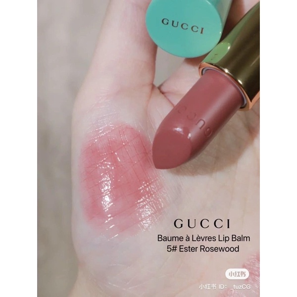 Son Dưỡng Gucci Lip Balm 05 Ester Rosewood - Hồng Đất