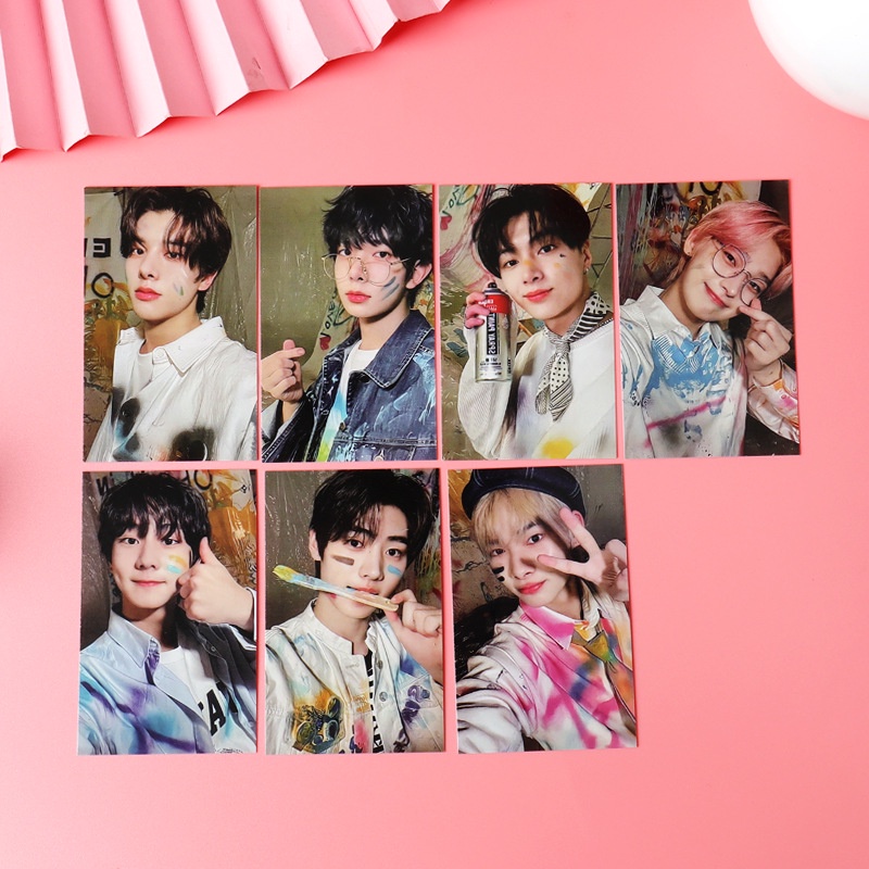 Set 7 Tấm Thẻ Ảnh Lomo Sưu Tầm Các Thành Viên Nhóm Nhạc Kpop Enhypen