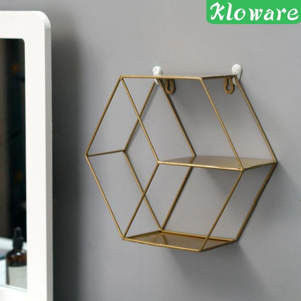 Kệ Sắt Nổi Treo Tường Trang Trí Phòng Khách / Bếp