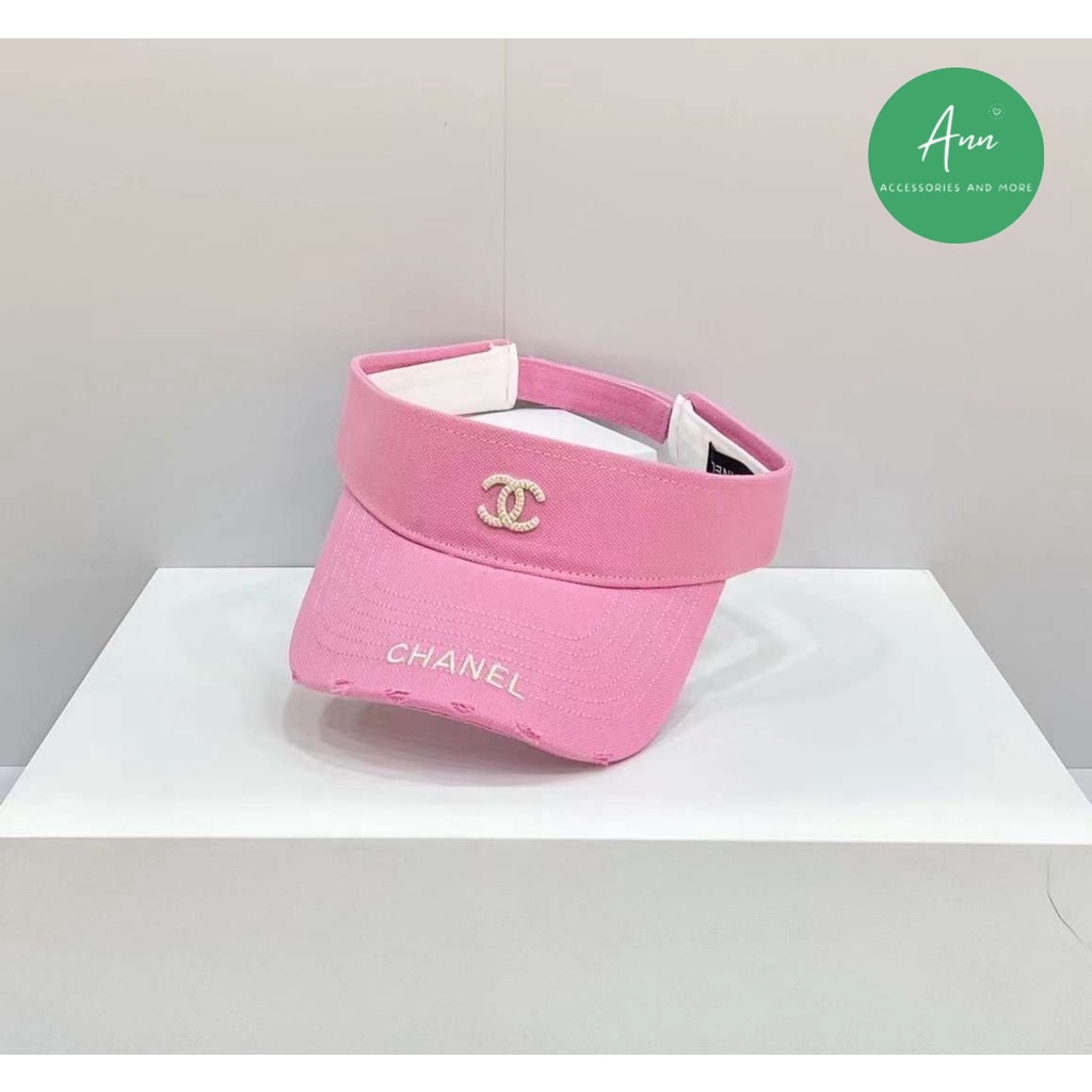 Mũ lưỡi trai nửa đầu CHANEL, kiểu dáng thời trang, màu sắc basic dễ dàng phối đồ, mũ phù hợp cả nam và nữ