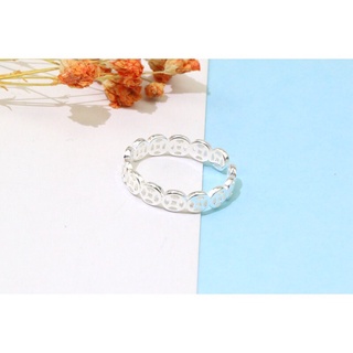 Nhẫn kim tiền bạc ta may mắn cho nữ