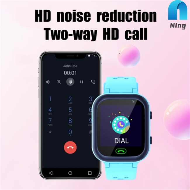 Đồng Hồ Thông Minh Ning S20 Hỗ Trợ Thẻ Sim / Định Vị Sos Chống Thấm Nước Dành Cho Bé Trai
