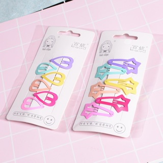 Kẹp tóc nhiều màu sắc set 6 cái